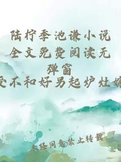 陆柠季池谦小说全文免费阅读无弹窗